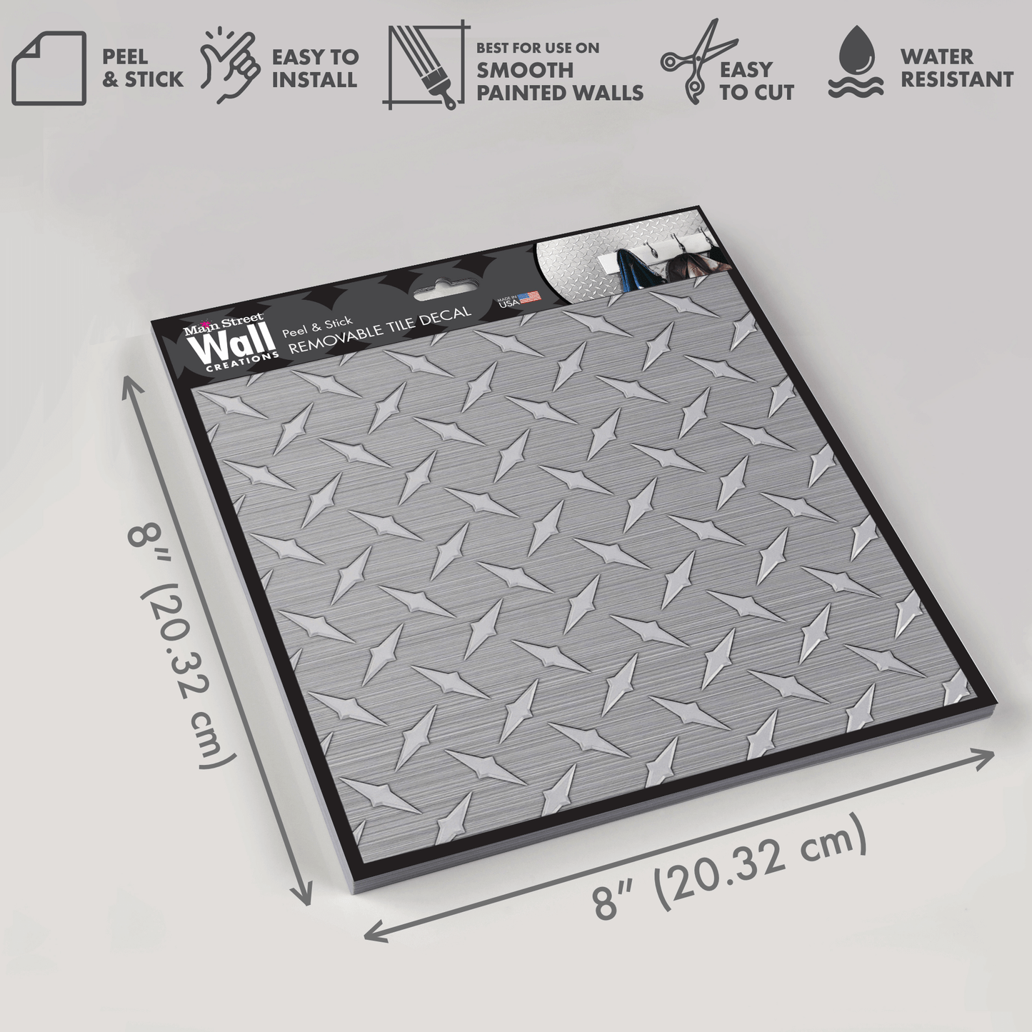 Diamond Plates Tile Decal