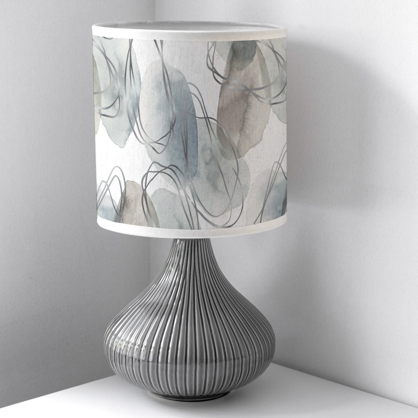 Winner’s Circle – Peel and Stick Wallpaper Panel 16 x 24"in Blue, Brown & Silver Accents