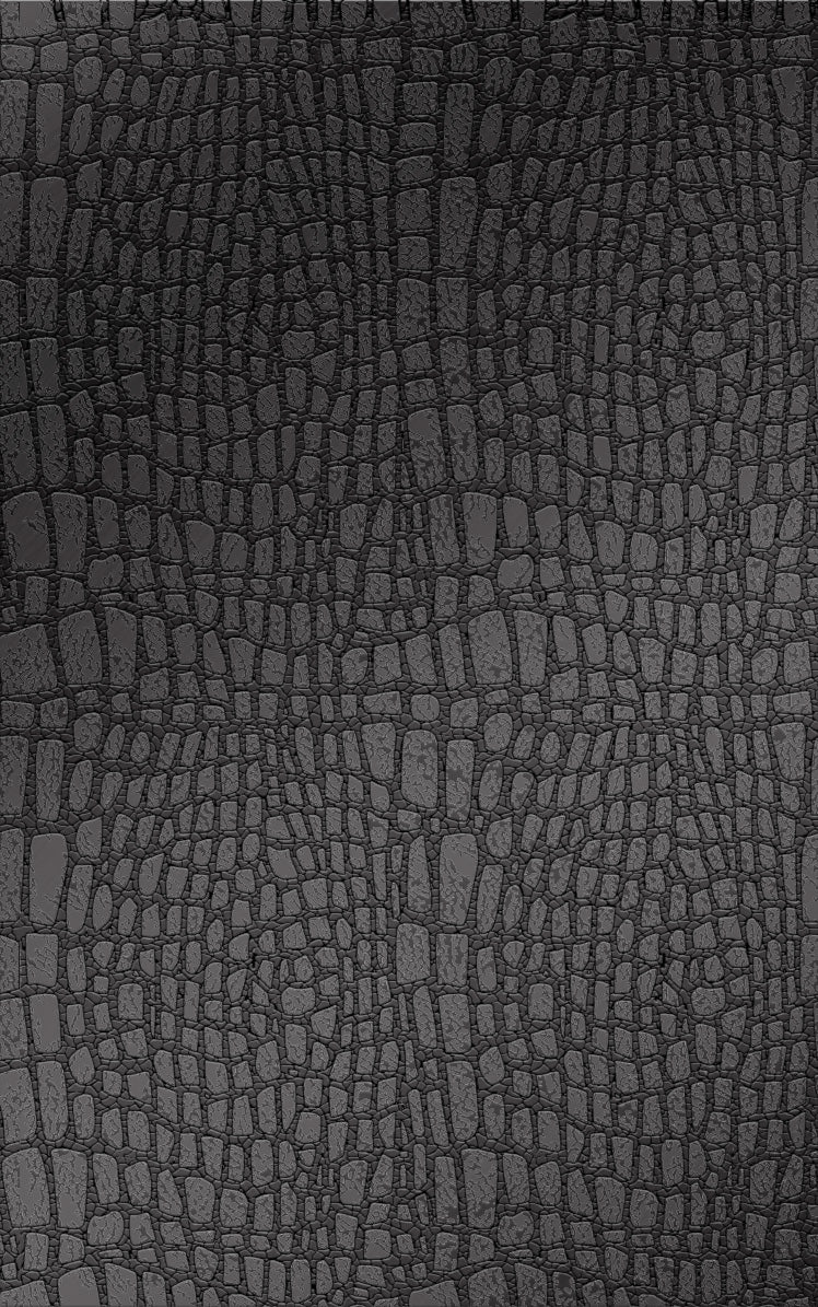 Very Crock N Roll – Peel and Stick Craft Panel 10 x 15" in Metallic Embossed Reptile Foil