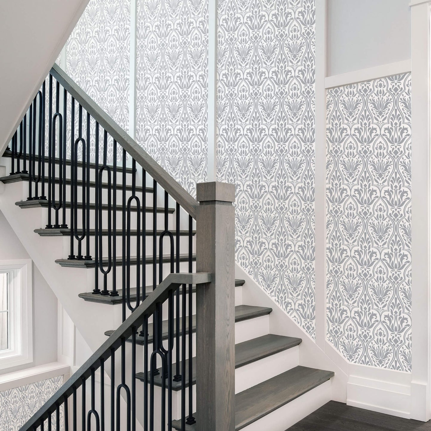 Silver Damask