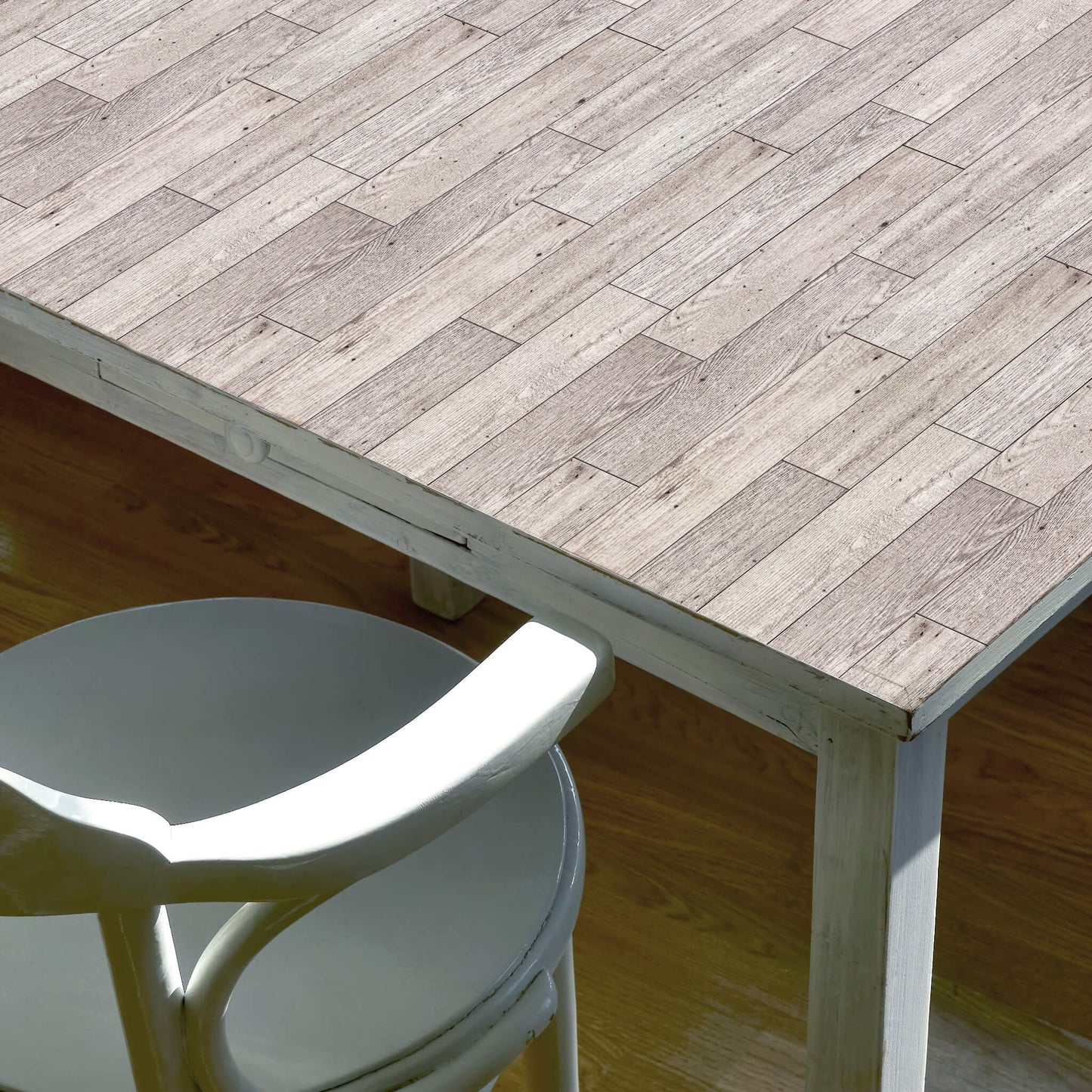 Eco-Friendly Peel and Stick Wallpaper Sheets 11” x 16” -Reclaimed Wood Planks