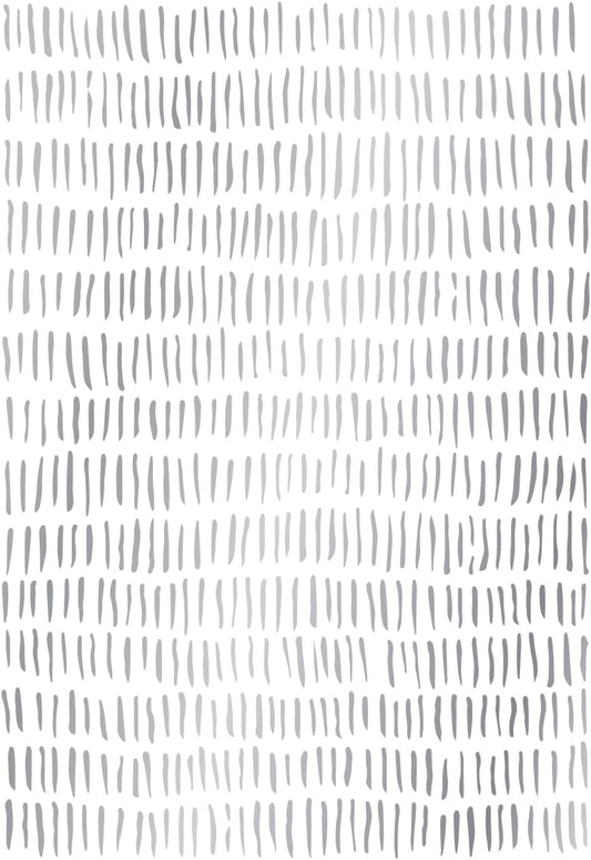 Silver Weave – Peel and Stick Wallpaper Sheets – Eco-Friendly 11x16" Removable Wall Décor for DIY & Furniture Projects