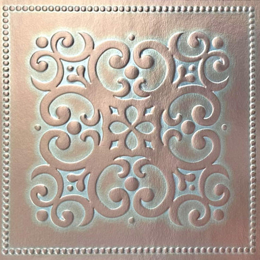 Patina Copper – Peel and Stick Wall Tile 8x8" in Weathered Metallic Finish