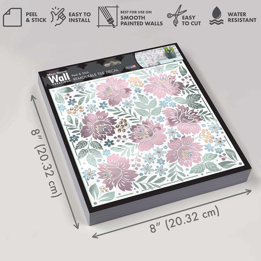 Botanical Garden Tile Decal