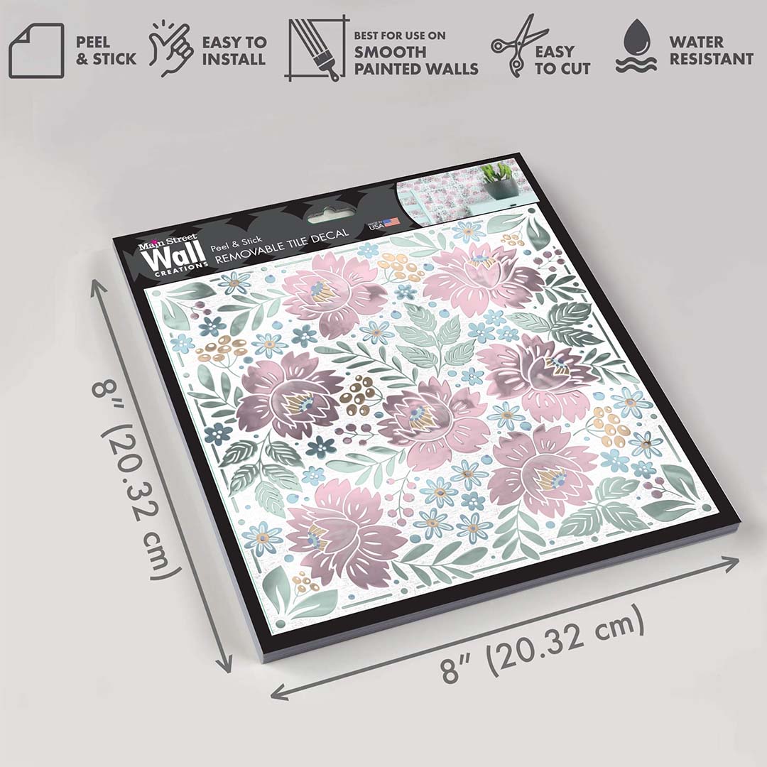Botanical Garden Tile Decal