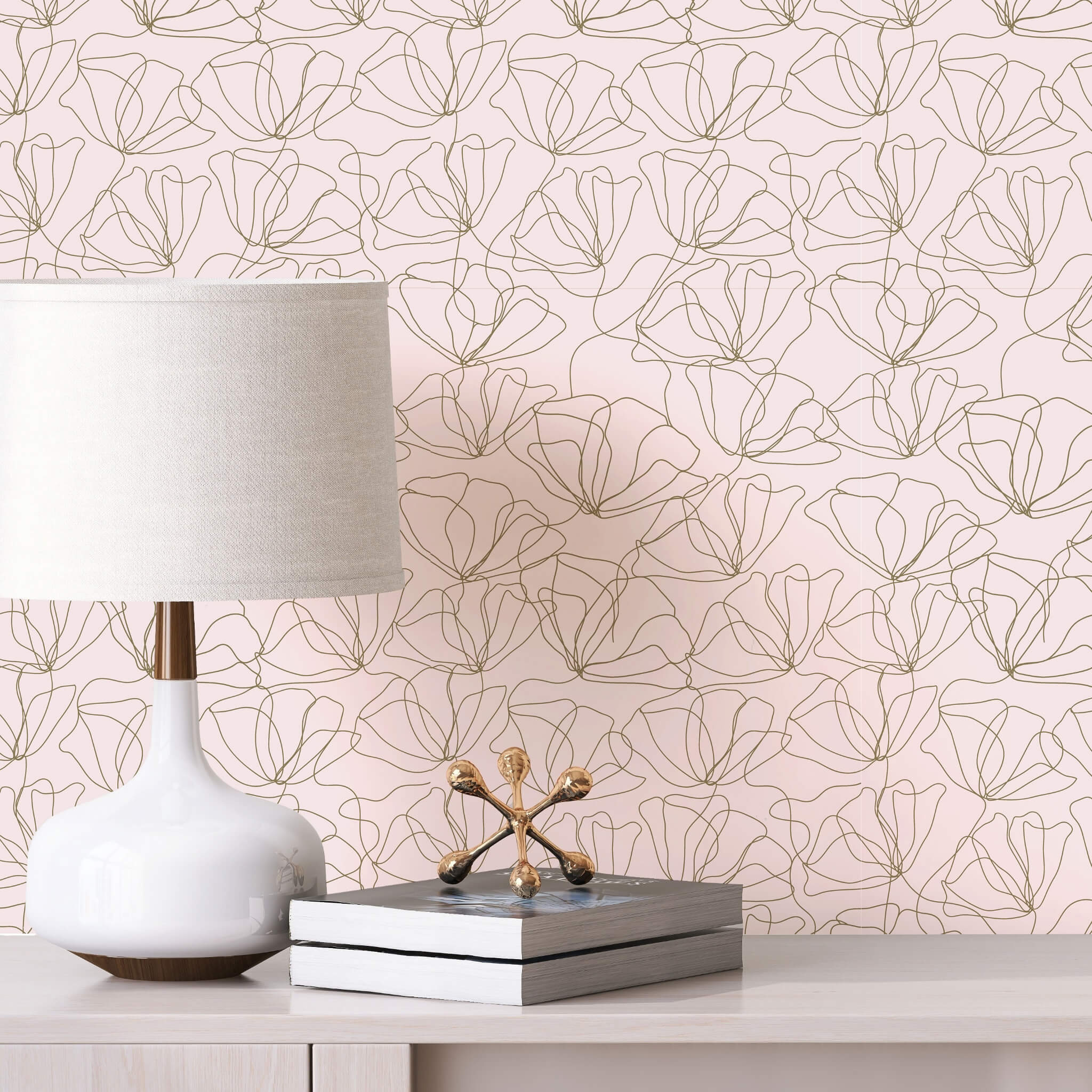 Drawn to Nature Peel and Stick Wallpaper Panel - 8 Pack