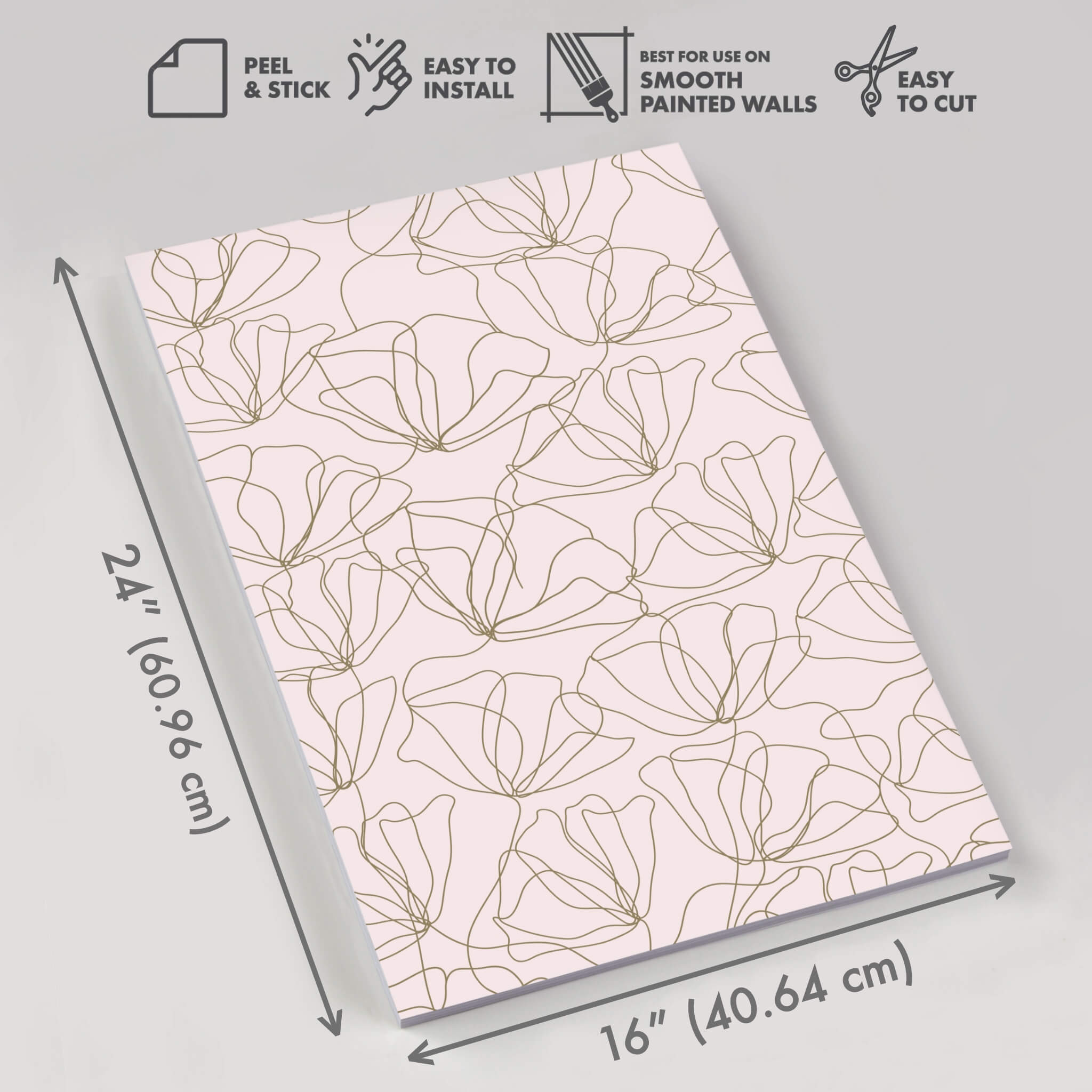 Drawn to Nature Peel and Stick Wallpaper Panel - 8 Pack