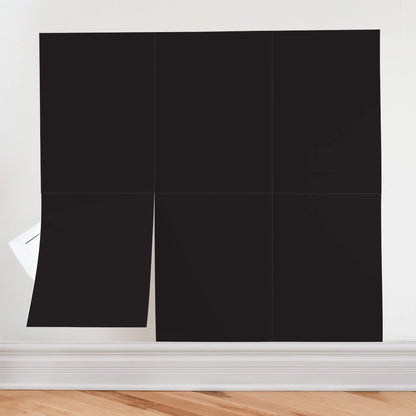 Chalkboard Classic – Peel and Stick Panel 11 x 15" in Matte Black Writable Surface