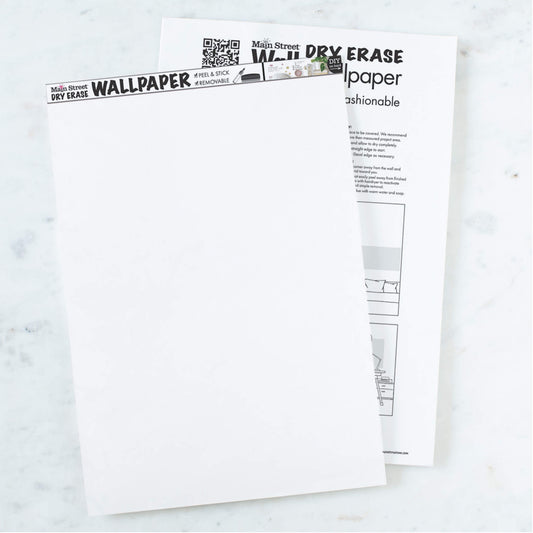 Dry Erase Classic – Peel and Stick Panel 11 x 15" in White Writable Surface