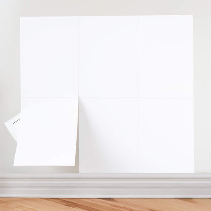 Dry Erase Classic – Peel and Stick Panel 11 x 15" in White Writable Surface