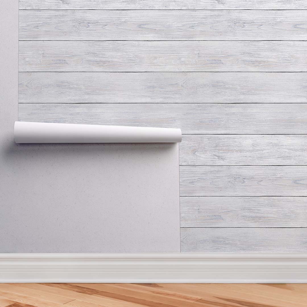 Gray Shiplap Peel and Stick Wallpaper Roll