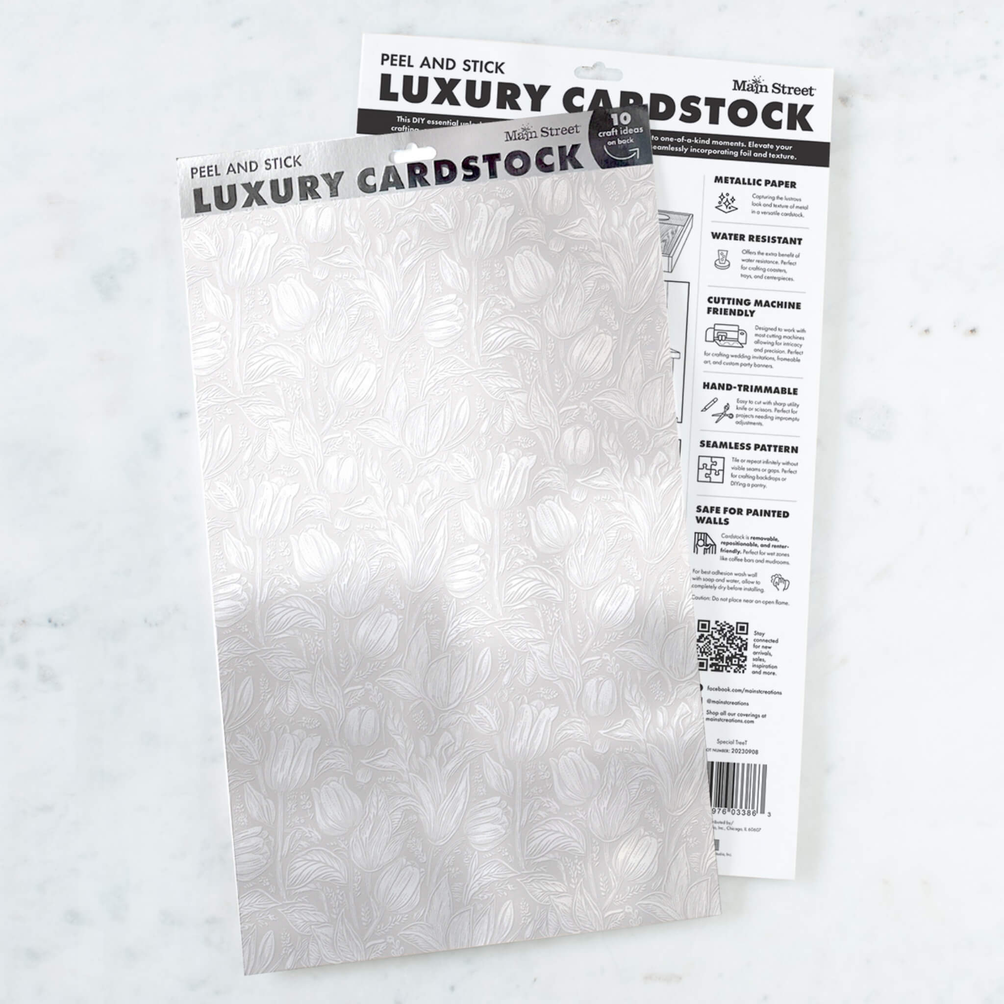 Flourish Peel and Stick Craft Paper - 12 Pack