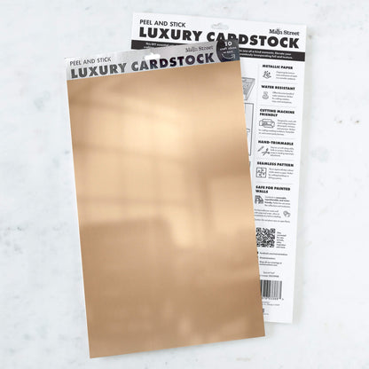 Glow Getter  – Peel and Stick Craft Panel 10 x 15" in Metallic Gold Embossed Foil