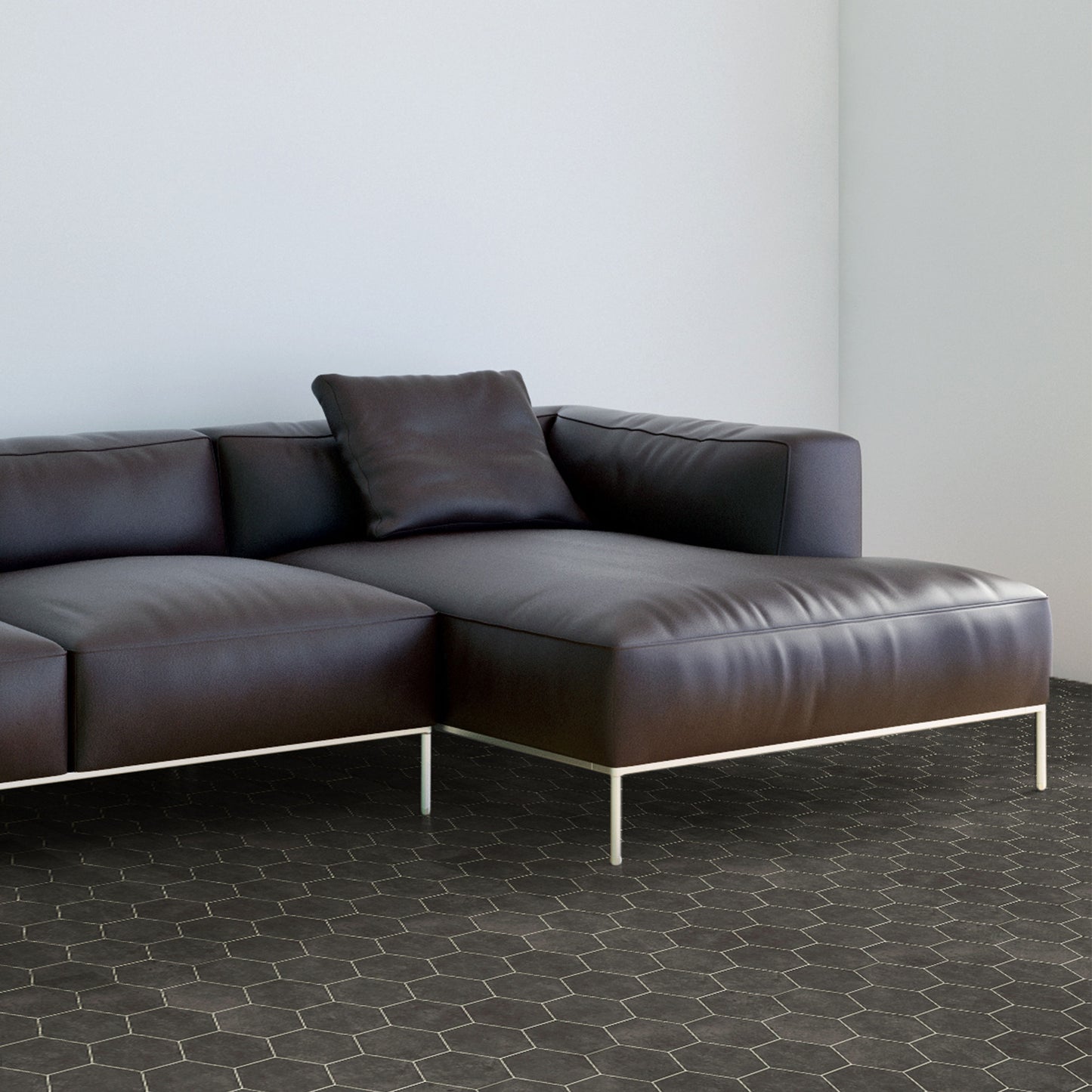 Peel and Stick Floor Tiles - Hexagon