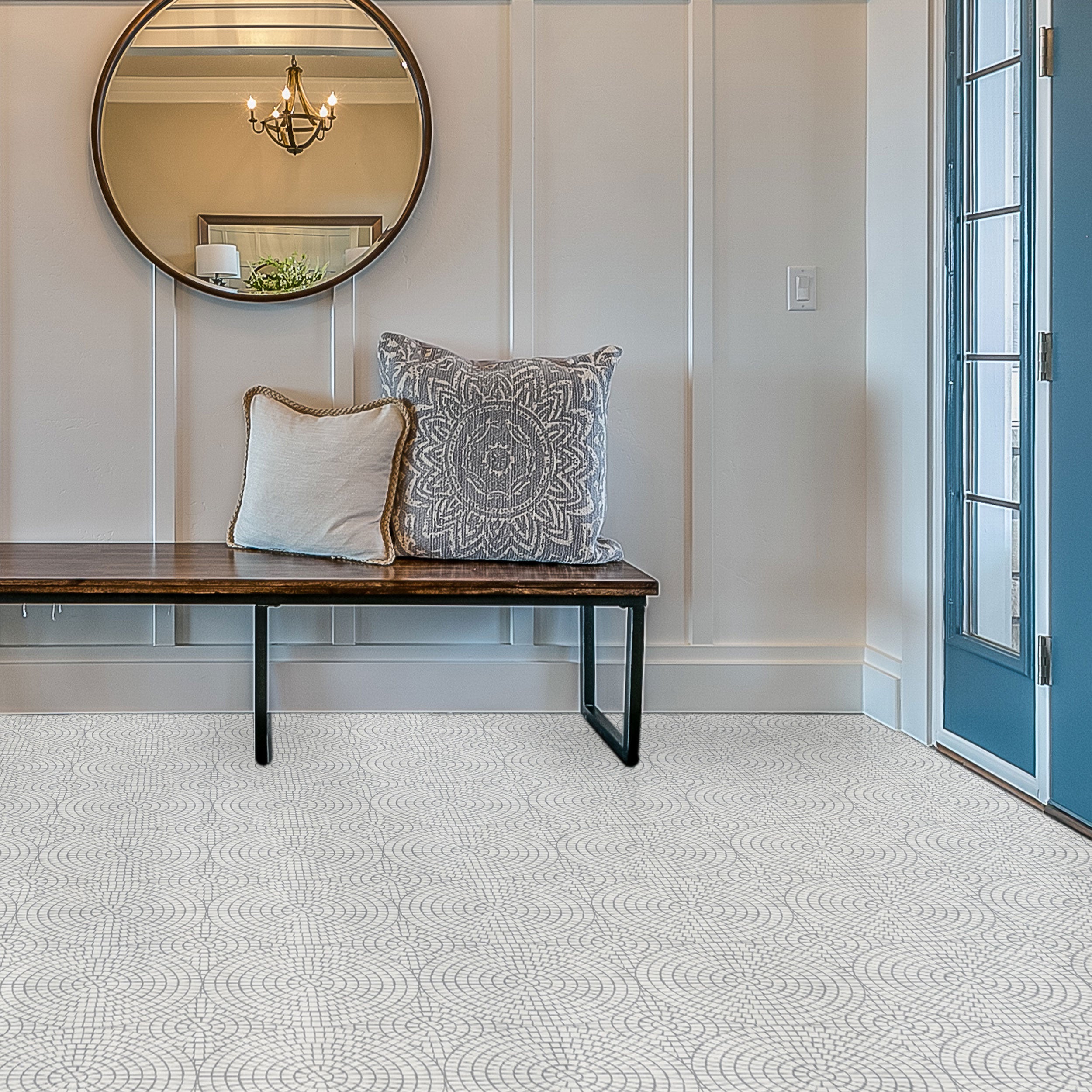 Simplicity Peel and Stick Floor Tiles - 6 Pack
