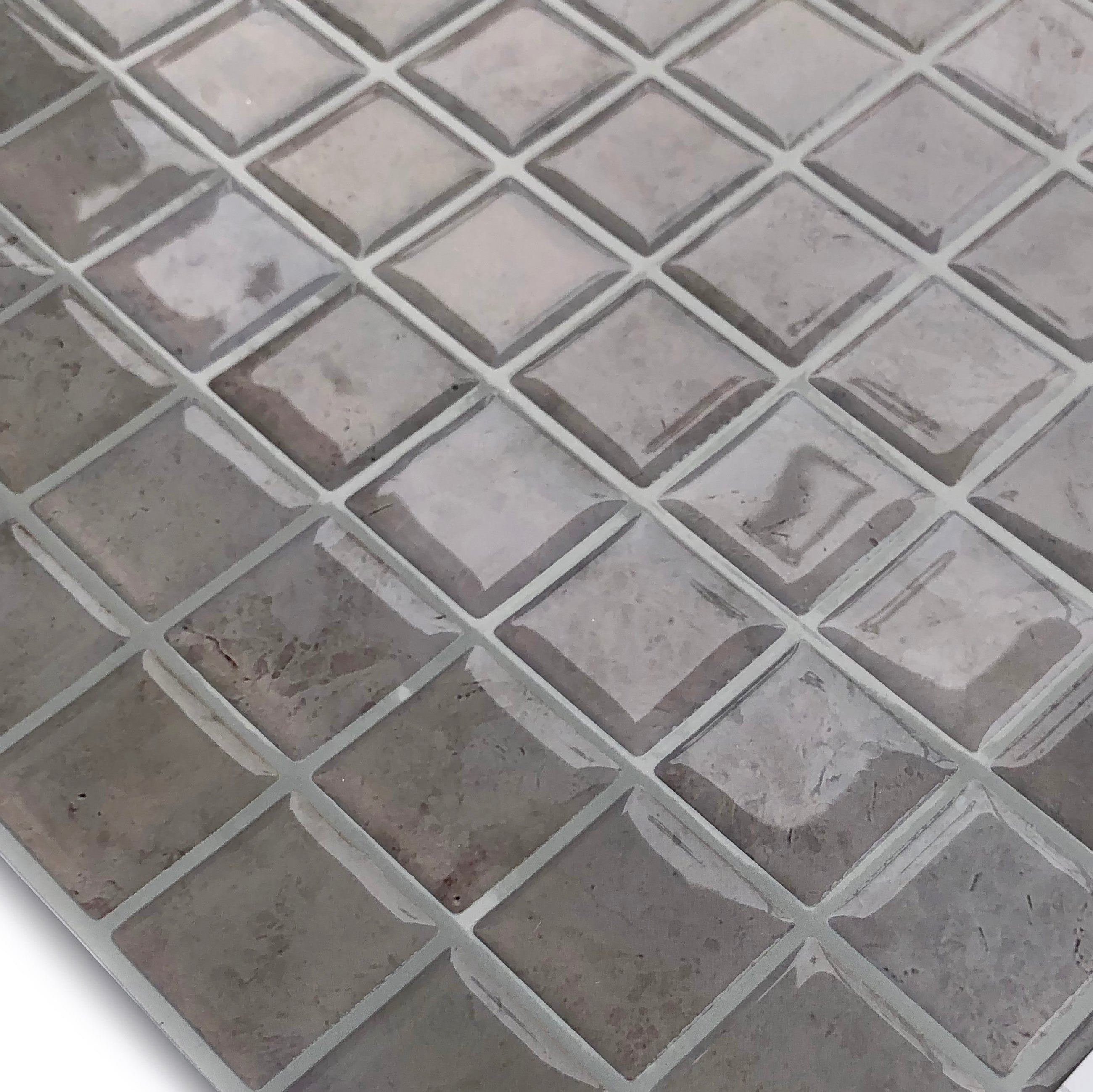 Mini Mosaic Stone Peel and Stick Backsplash Tile - 4 Pack or 8 Pack