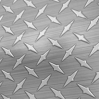 Diamond Plates Peel and Stick Wallpaper Tiles - 24 Pack