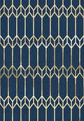 Indigo Diamonds Peel & Stick Wallpaper Sheets – 12 Pack