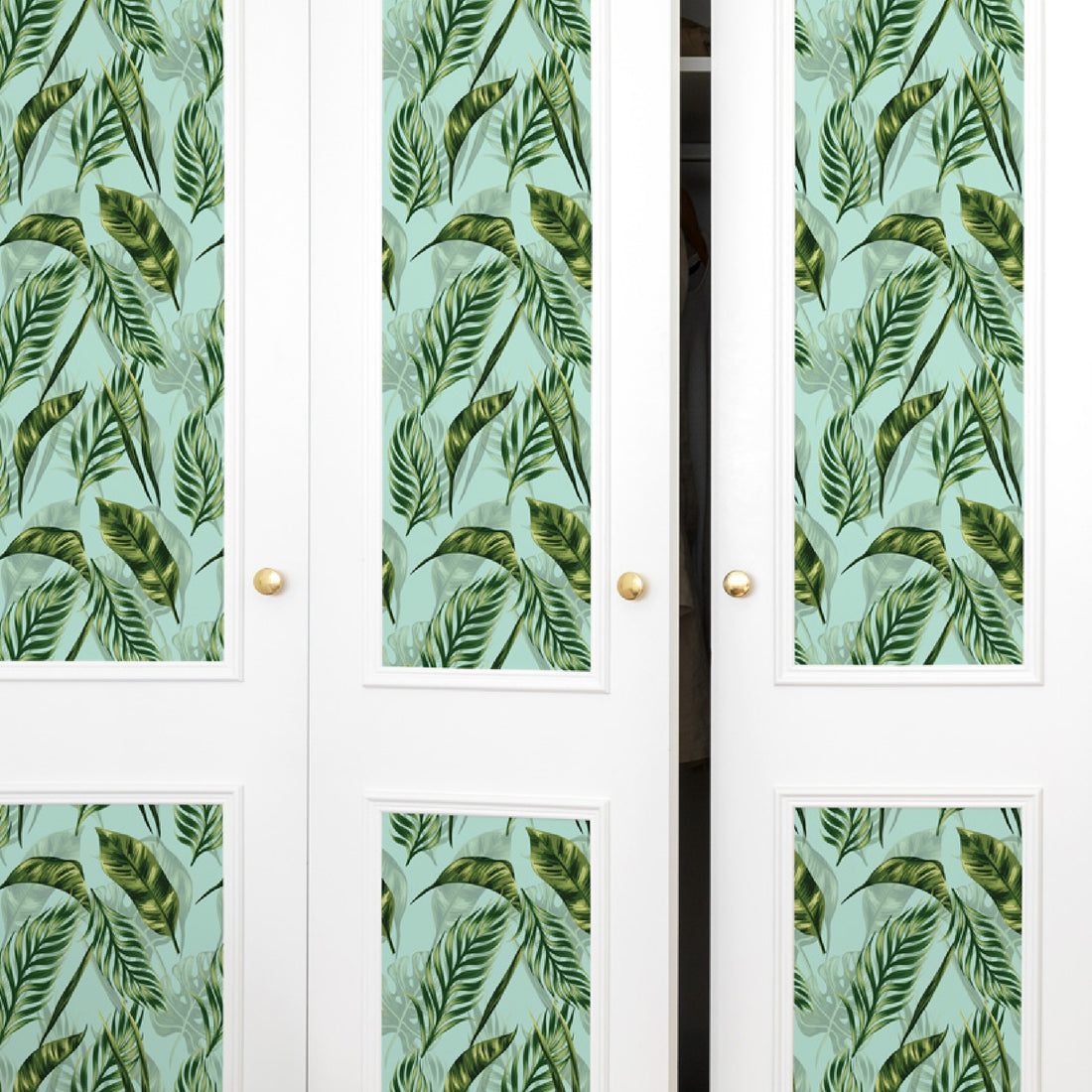 Palm Leaf Peel & Stick Wallpaper Sheets – 12 Pack