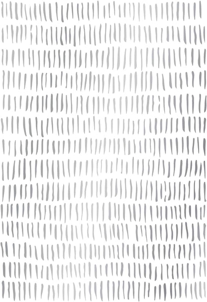 Eco-Friendly Peel and Stick Wallpaper Sheets 11” x 16” - Silver Weave