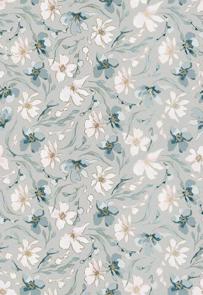 Floral Sprinkles Peel & Stick Wallpaper Sheets – 12 Pack