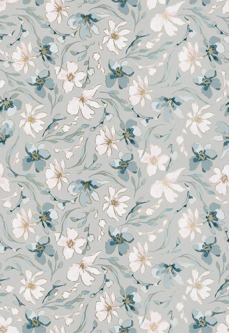 Floral Sprinkles Peel & Stick Wallpaper Sheets – 12 Pack