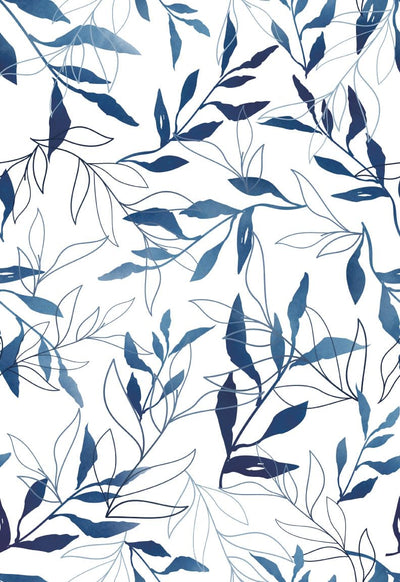 You Do Blue Peel & Stick Wallpaper Sheets – 12 Pack