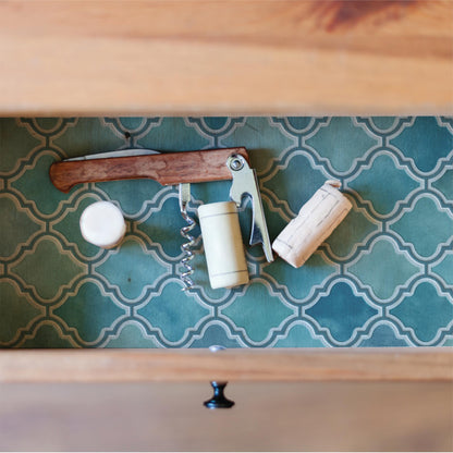 Eco-Friendly Peel and Stick Wallpaper Sheets 11” x 16” - Jeweled Amour