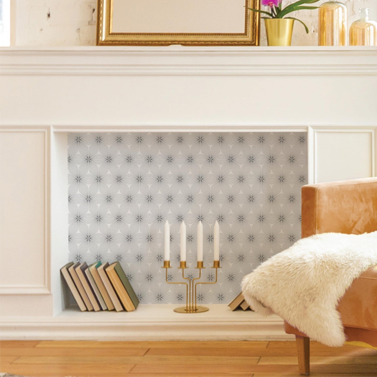 Eco-Friendly Peel and Stick Wallpaper Sheets 11” x 16” - Radiate Beauty