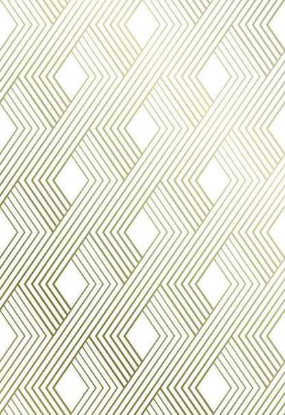 Eco-Friendly Peel and Stick Wallpaper Sheets 11” x 16” - Gold Woven