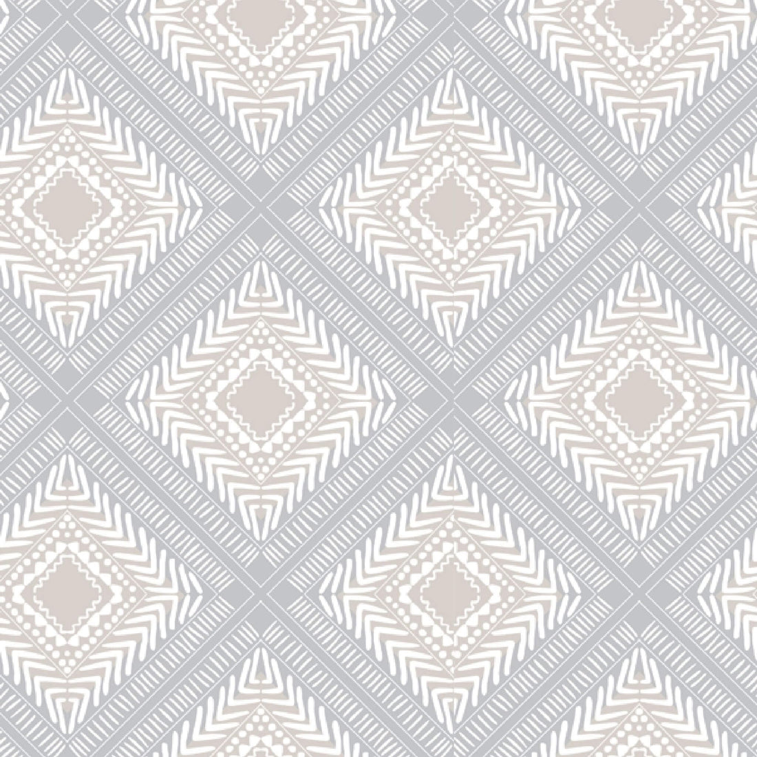 Tribal Squares Peel and Stick Wallpaper Roll