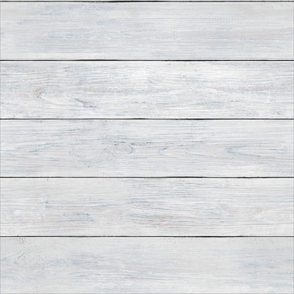 Gray Shiplap – Peel and Stick Wallpaper Roll 20.5" x 16 ft – Removable Wood-Style Wall Décor for Kitchen & Living Room