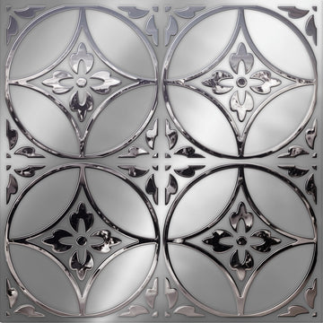 Floral Circles Peel and Stick Wallpaper Tiles - 24 Pack