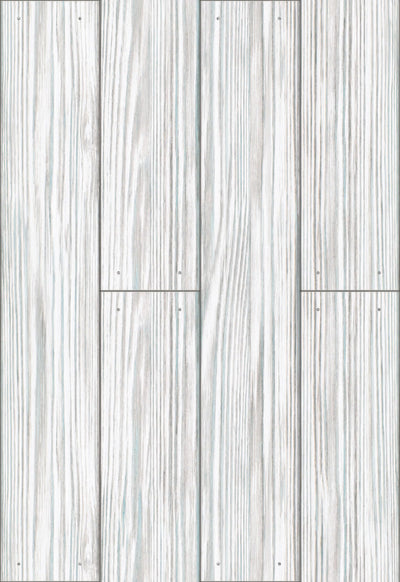 Distressed Wood Grey Peel & Stick Wallpaper Sheets – 12 Pack