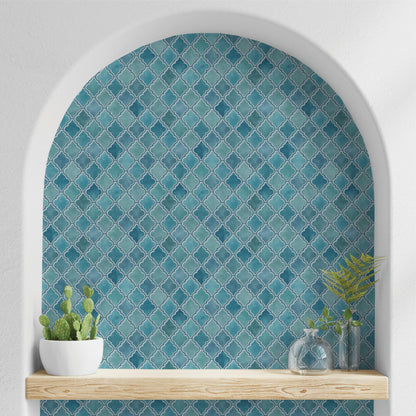 Eco-Friendly Peel and Stick Wallpaper Sheets 11” x 16” - Jeweled Amour