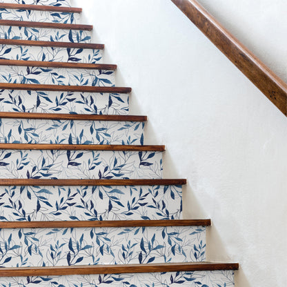 Eco-Friendly Peel and Stick Wallpaper Sheets 11” x 16” - You Do Blue