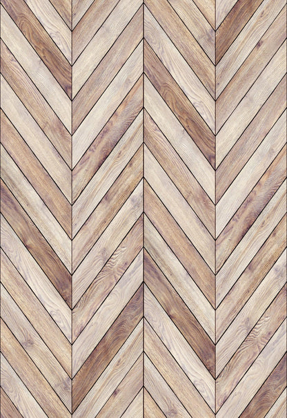 Eco-Friendly Peel and Stick Wallpaper Sheets 11” x 16” -Herringbone