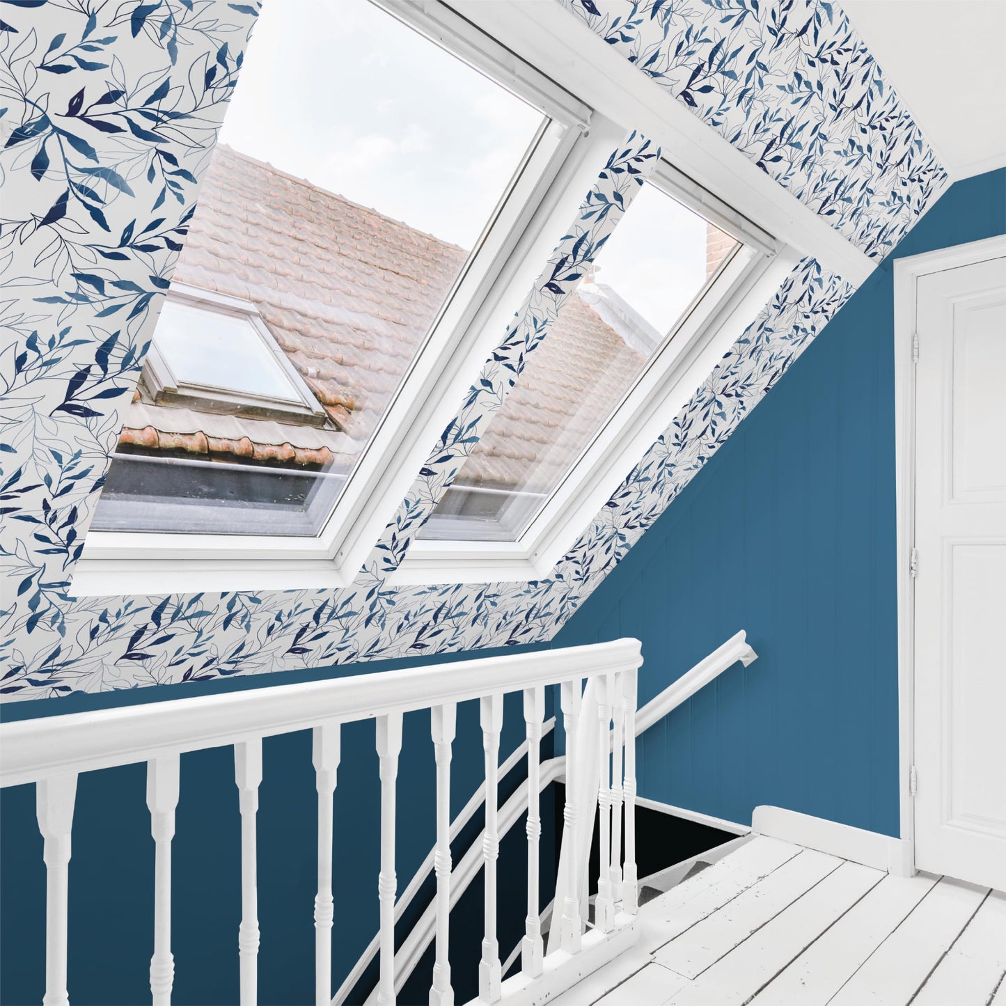 You Do Blue – Peel and Stick Wallpaper Sheets – Eco-Friendly 11x16" Removable Wall Décor for DIY & Furniture Projects