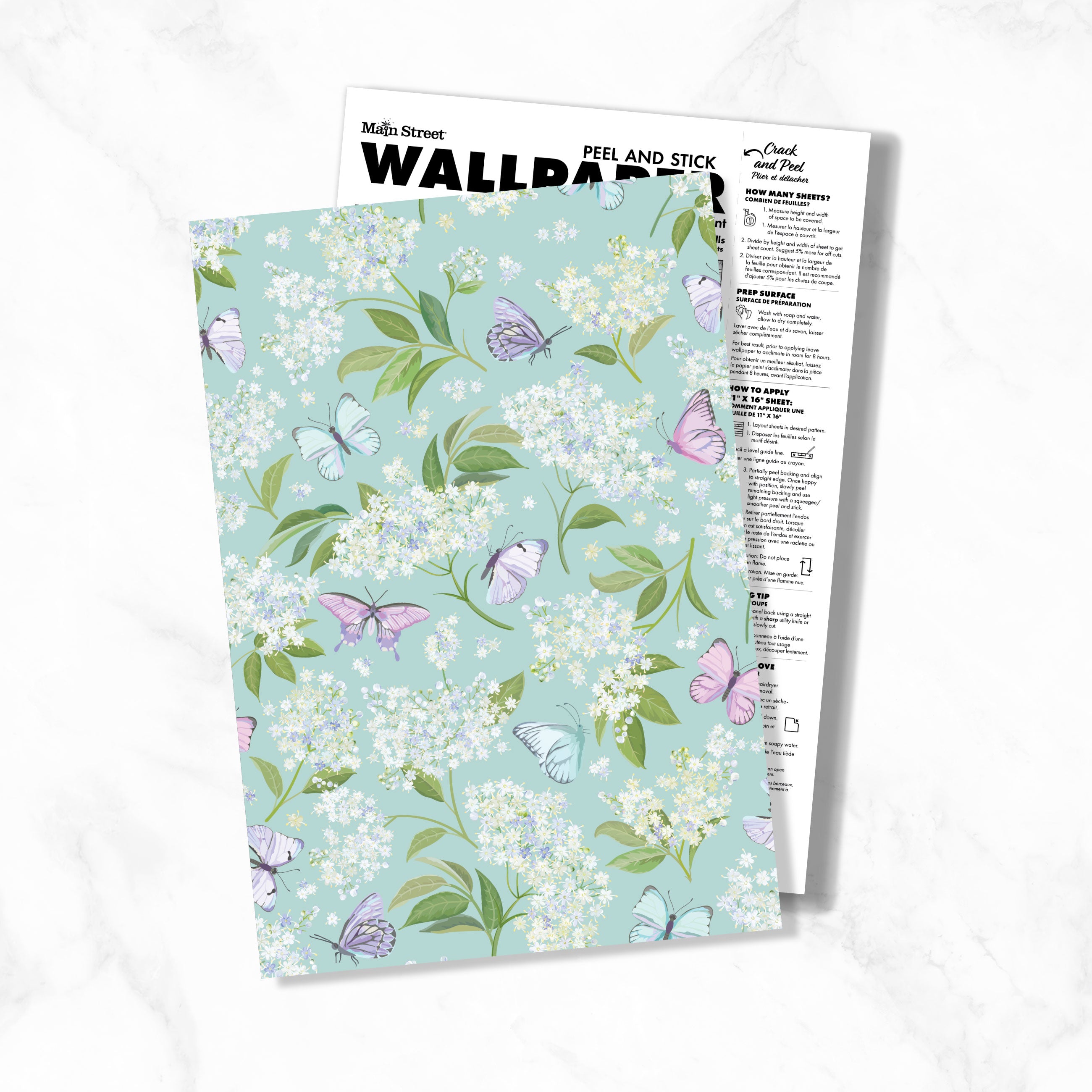 Awww Struck Peel & Stick Wallpaper Sheets – 12 Pack