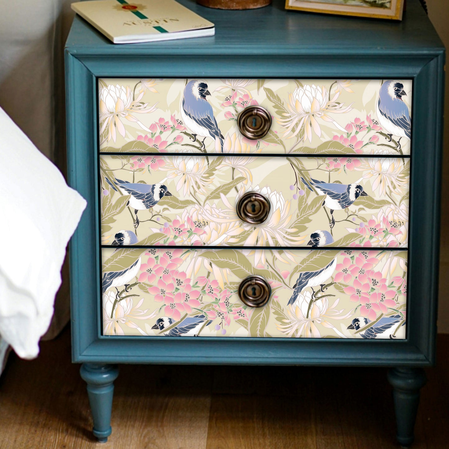 Eco-Friendly Peel and Stick Wallpaper Sheets 11” x 16” – Blossoms and Besties