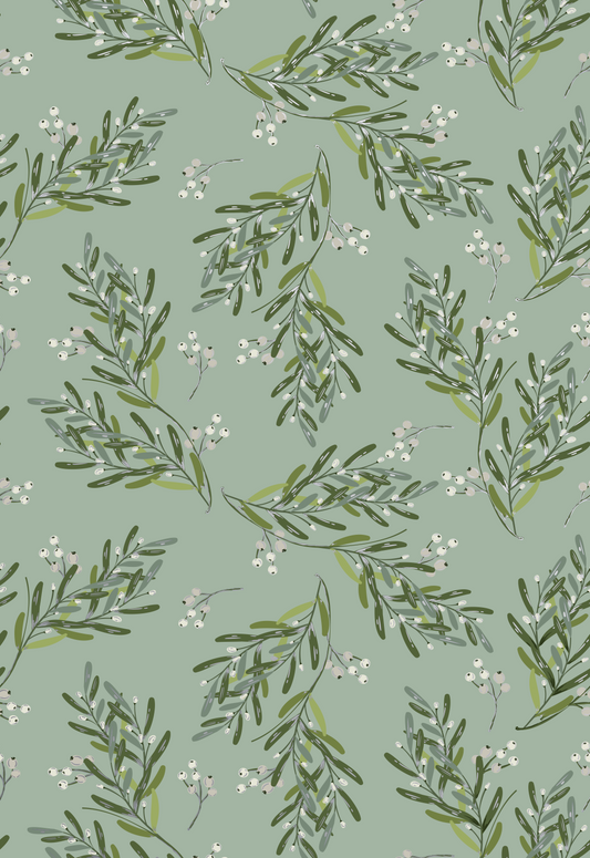 Peel and Stick Wallpaper Sheets – Branches and Berries