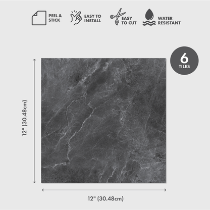 Peel and Stick Floor Tiles - Slate