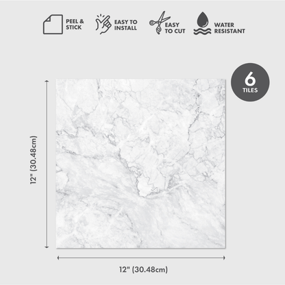Peel and Stick Floor Tiles - Marble