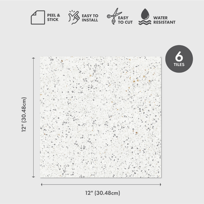 Peel and Stick Floor Tiles - Terrazzo
