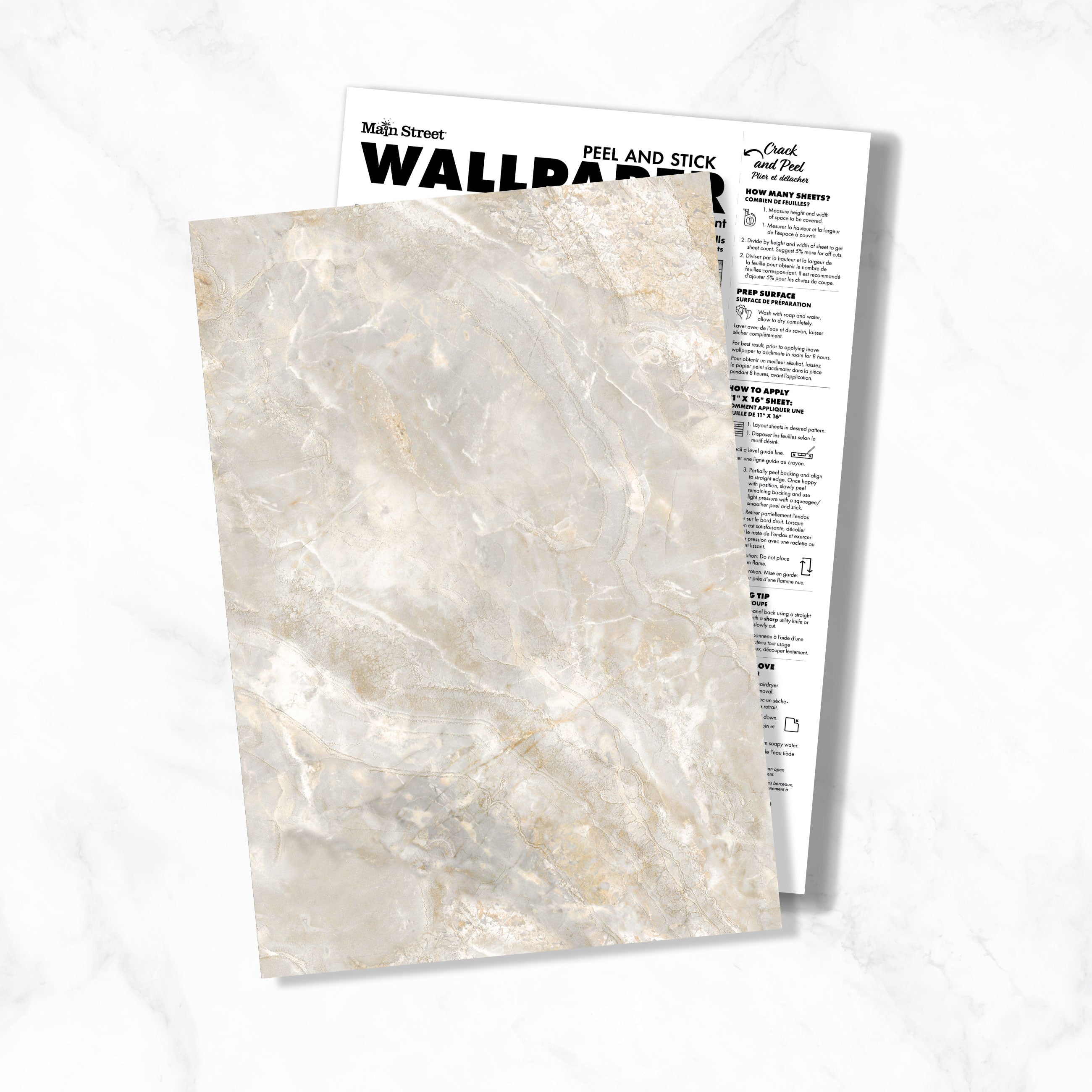 Earthly Feels Peel & Stick Wallpaper Sheets – 12 Pack