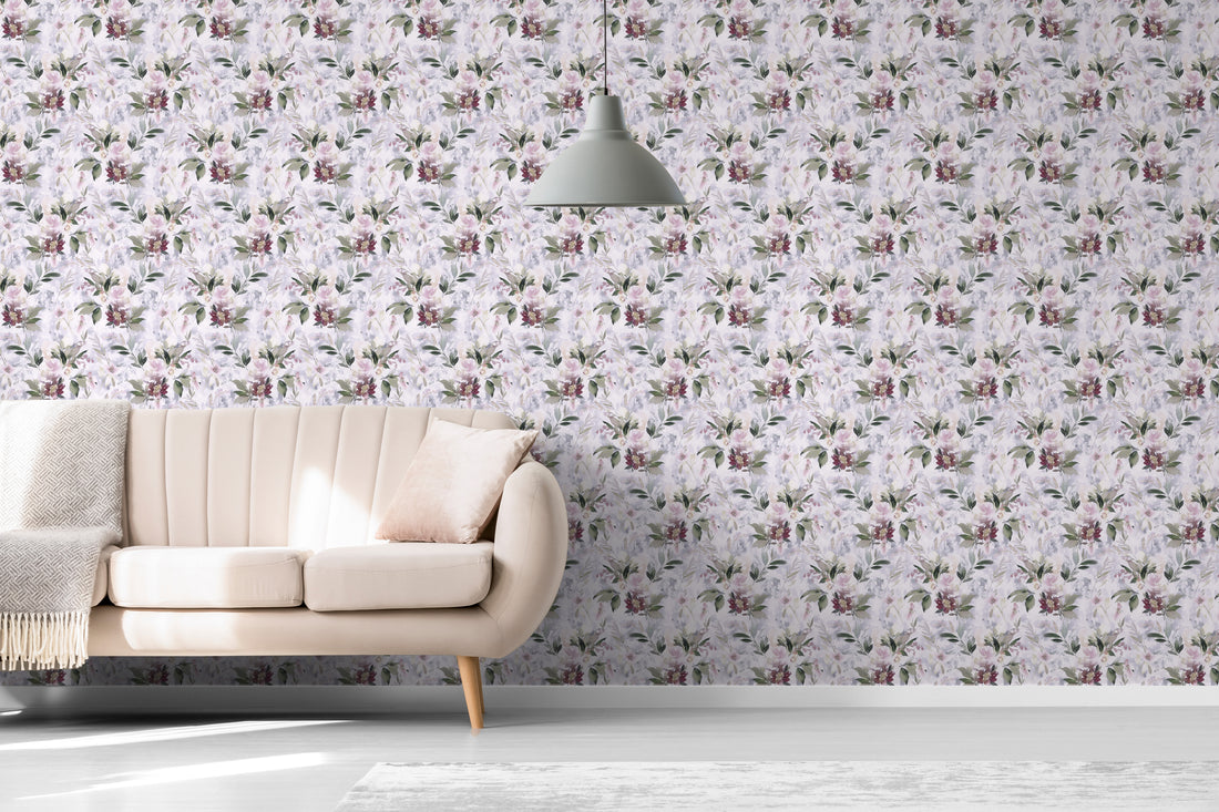 Lilac This Space Peel & Stick Wallpaper Sheets – 12 Pack