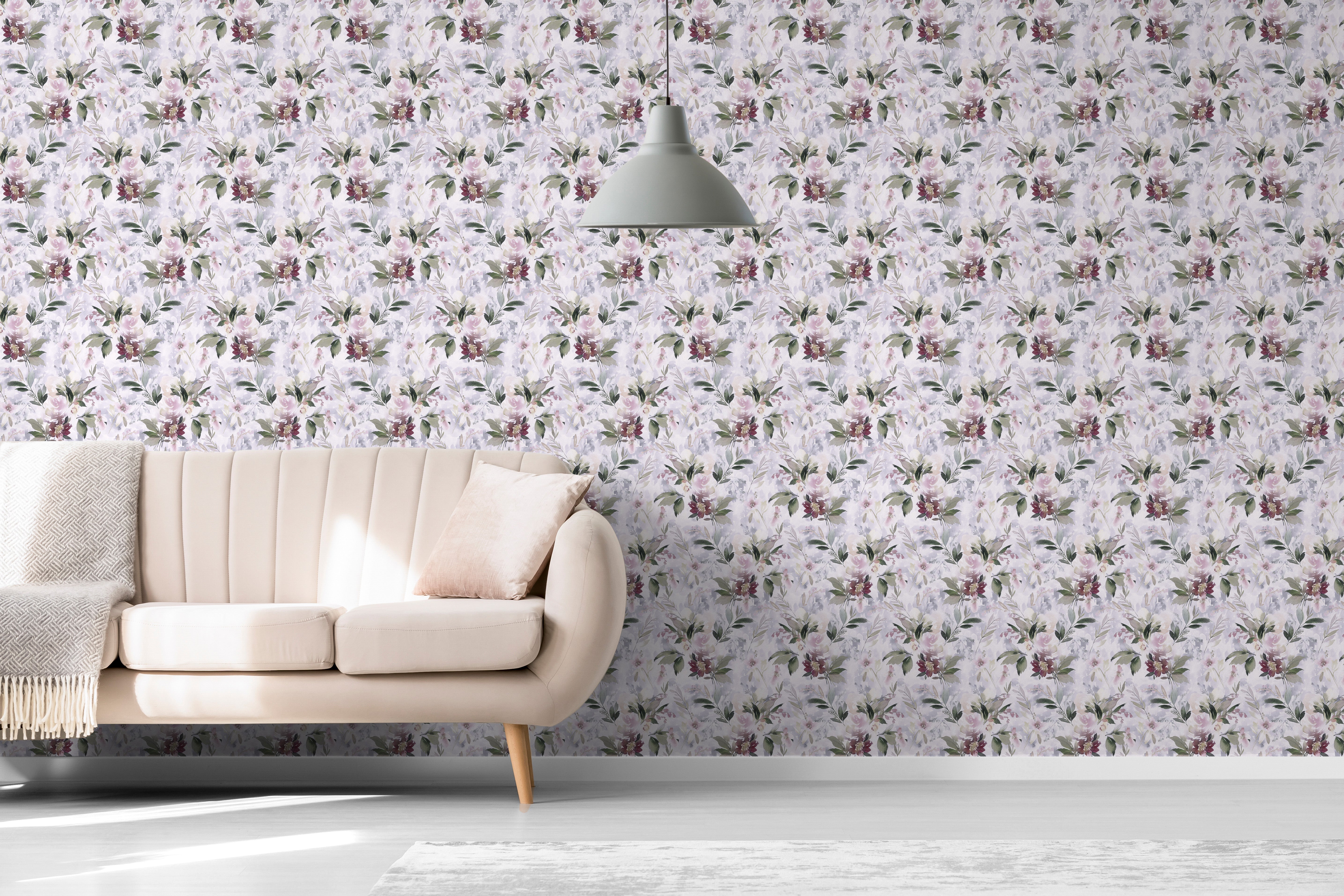 Lilac This Space Peel & Stick Wallpaper Sheets – 12 Pack