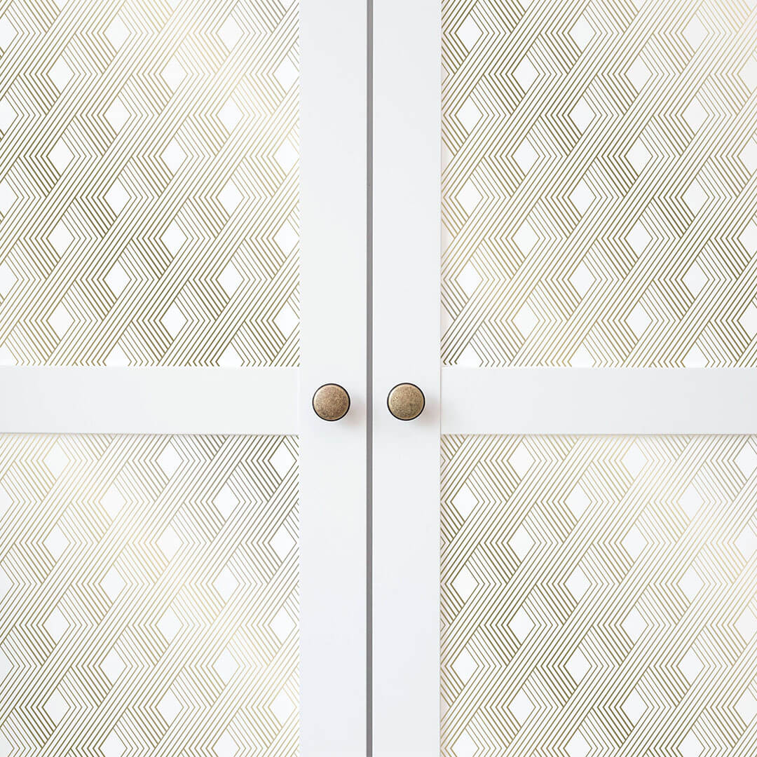 Gold Woven Peel & Stick Wallpaper Sheets – 12 Pack