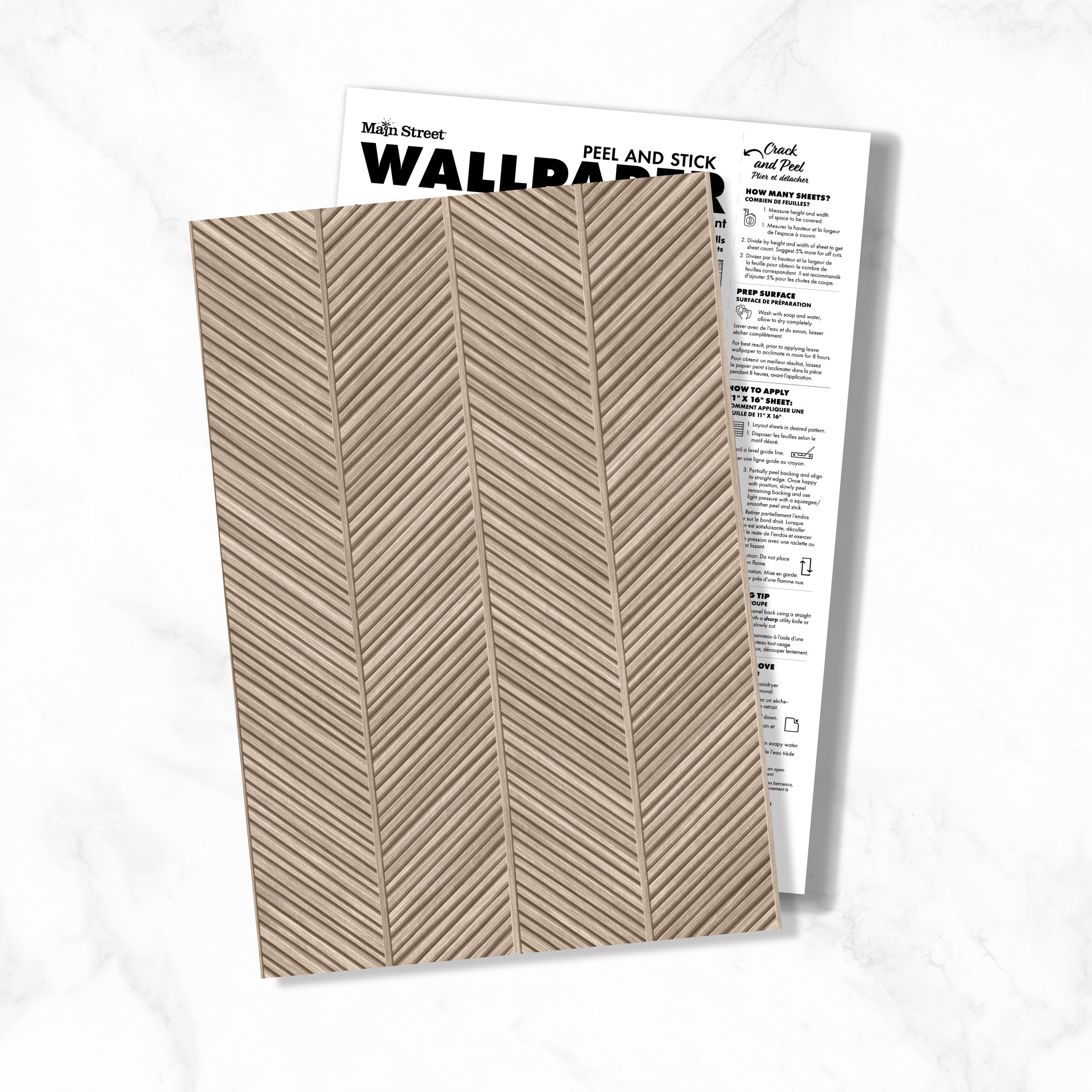 Indoorsy Adventure Peel & Stick Wallpaper Sheets – 12 Pack