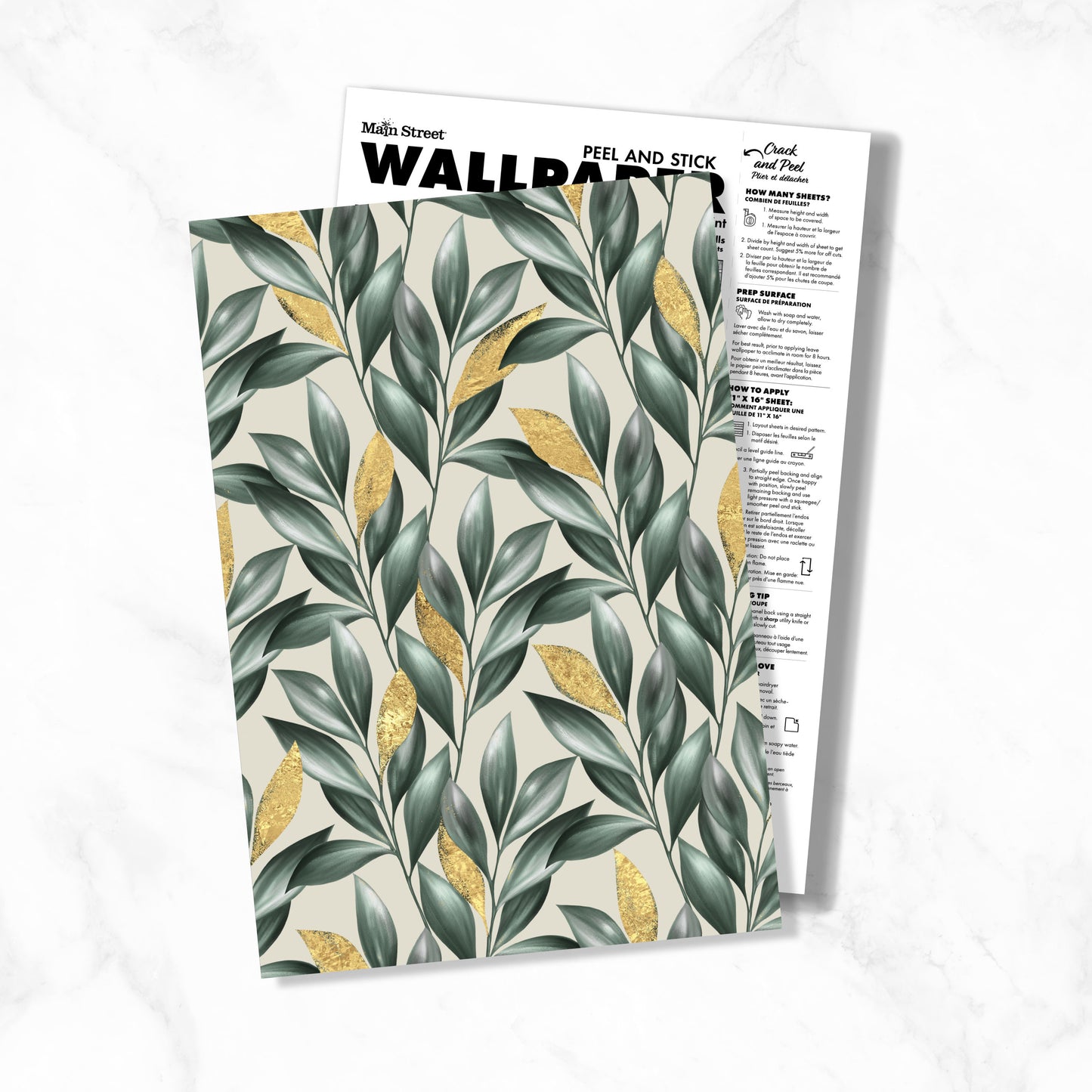 Eco-Friendly Peel and Stick Wallpaper Sheets 11” x 16” – Island Icon